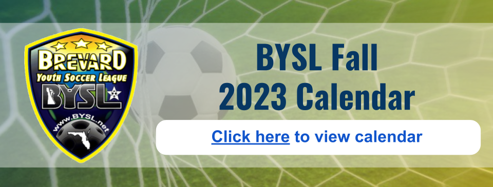 Fall 2023 League Calendar
